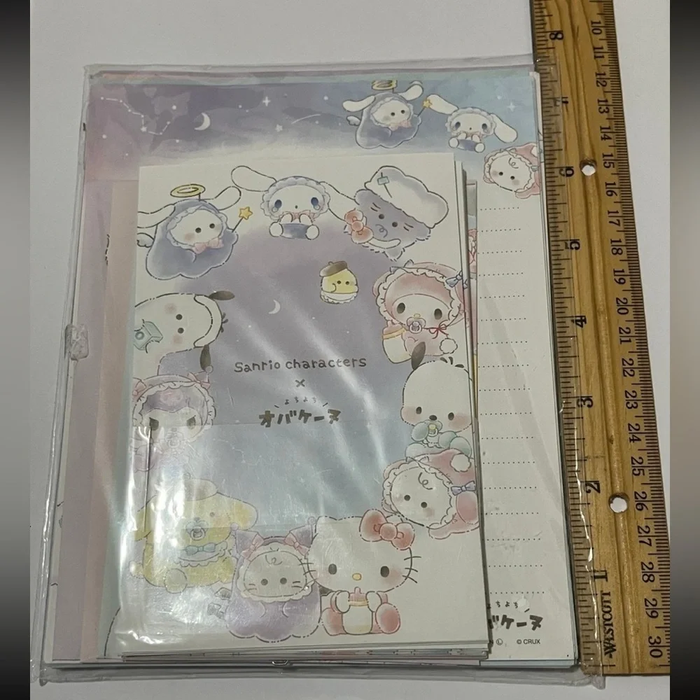 Sanrio Characters Obakenu Babies Letter Set
